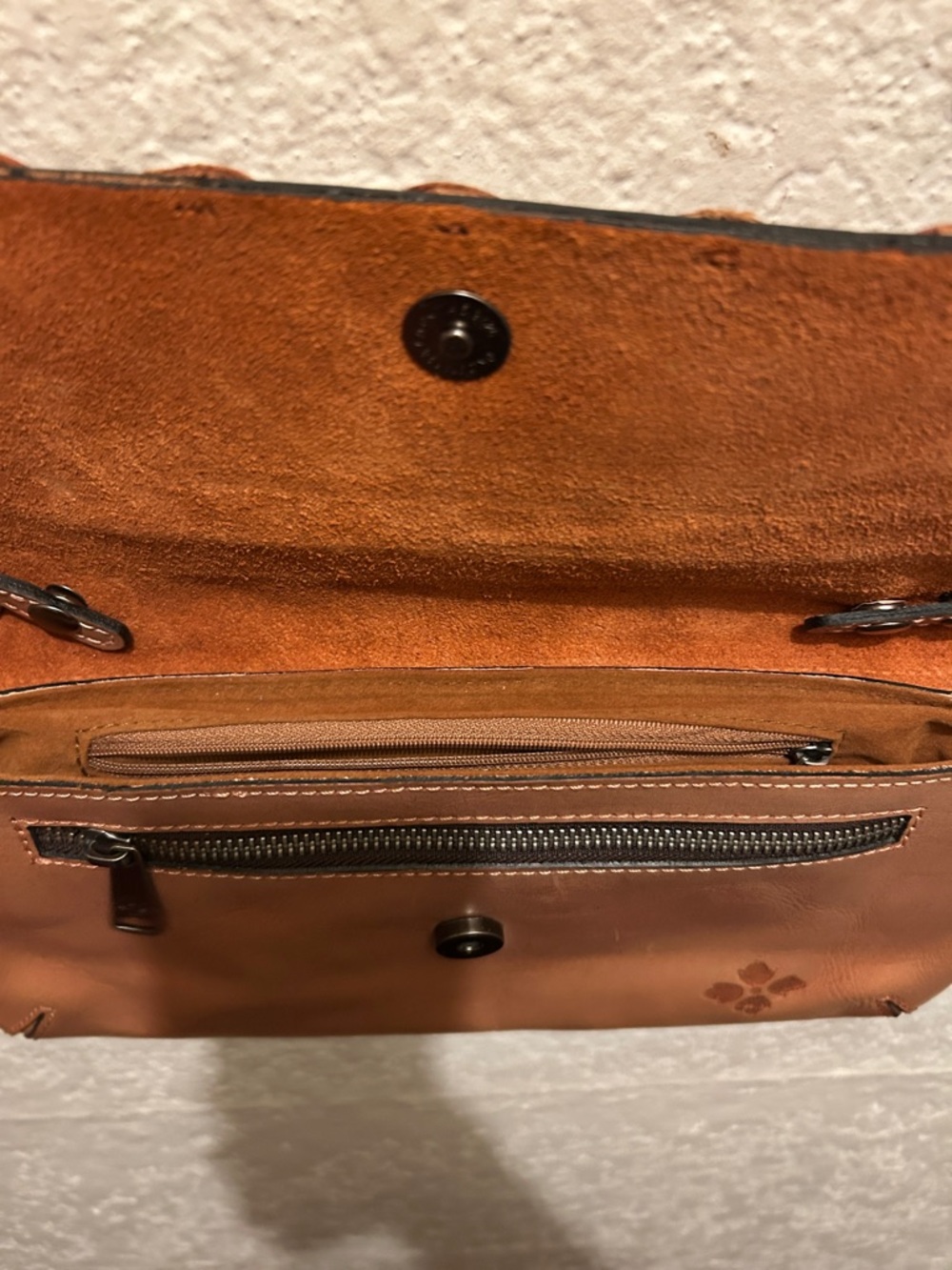 Patricia Nash Woven Leather Crossbody in Brown - Picture 6 of 8